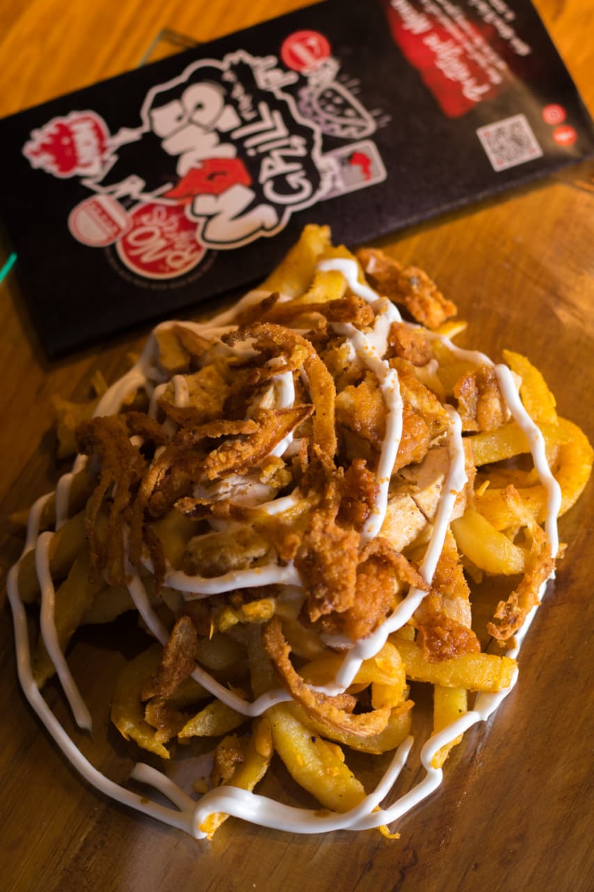 Chicken loaded slaps