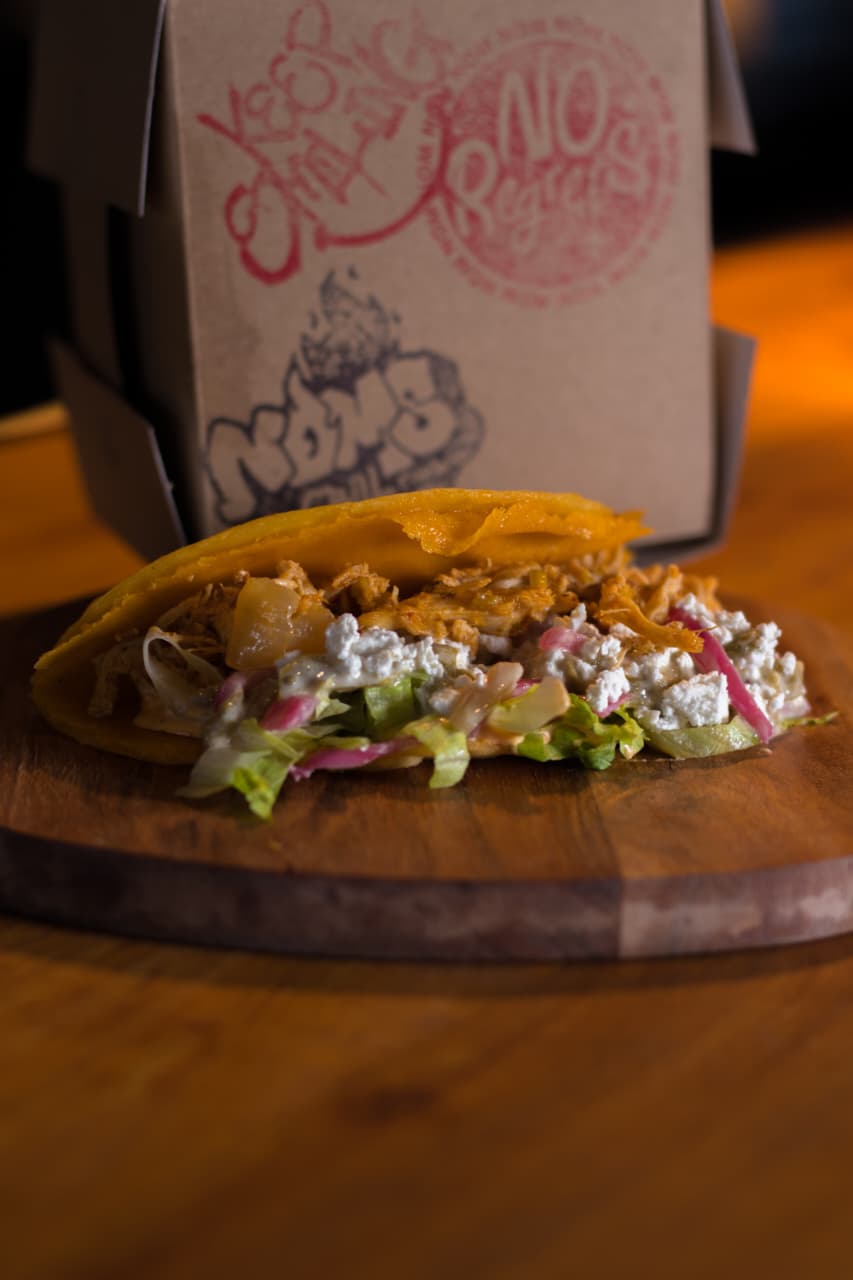 Cluckin slaw taco