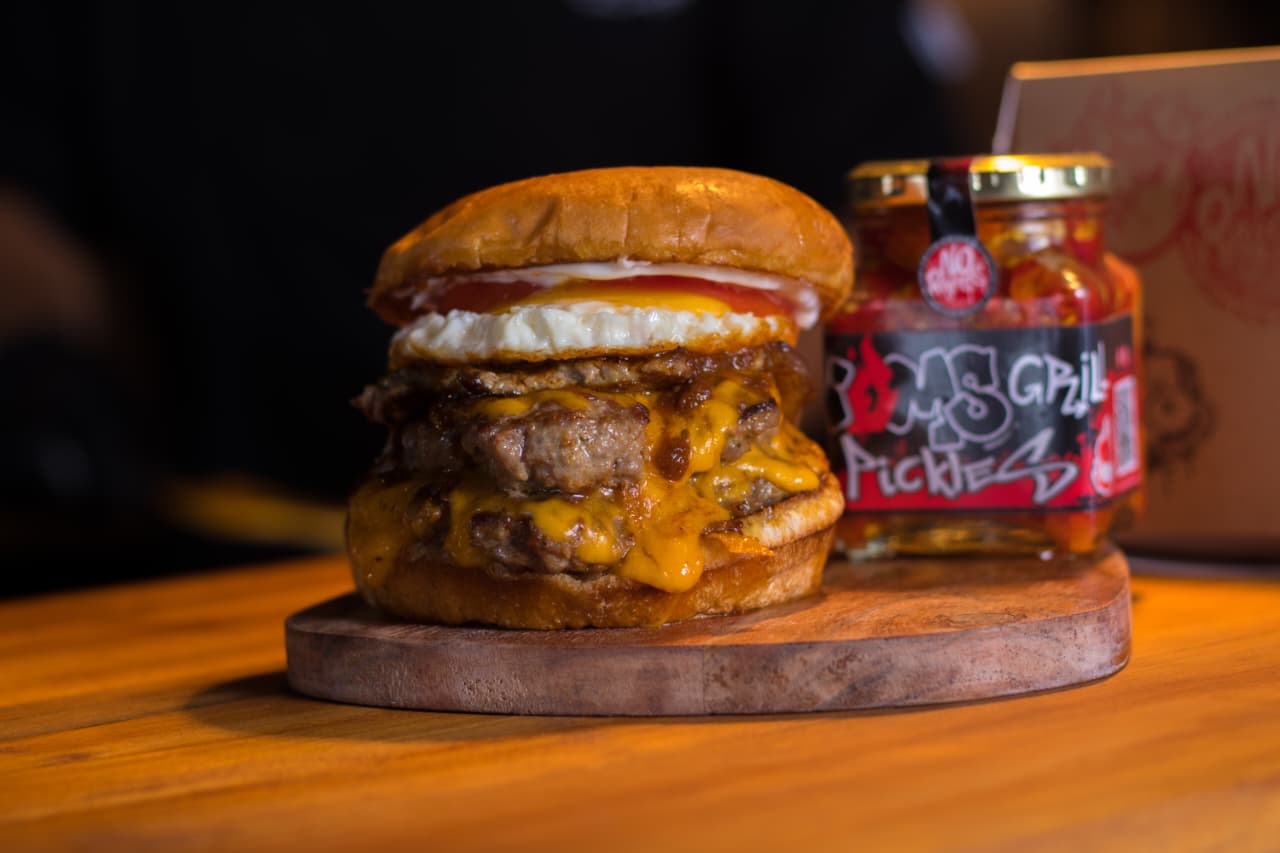 Egg burger